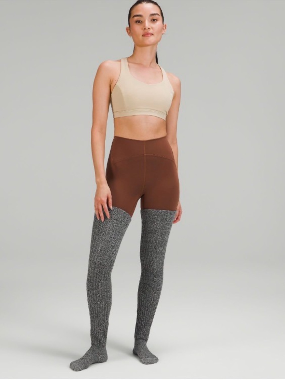 The lululemon Find Your Balance Studio Knee-High Sock Size: M/L (7-11 shoe)